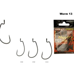 Hameçons Et Montages - DECOY Hameçon Texan Worm 13