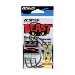 Hameçons Et Montages - OWNER Hameçon Texan 5130W Weighted Beast Twistlock