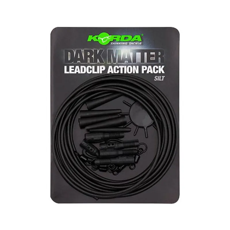 Acc.Montages/Hameçons - KORDA Kit montage carpe dark matter action pack