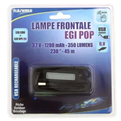 Goodies Et Idées Cadeaux|Énergie Et Éclairage - FLASHMER Lampe Frontale Eging Egi Pop Rechargeable