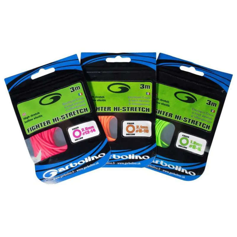 Montages Elastiques - GARBOLINO Élastique Creux Fighter Hi-Stretch 3m