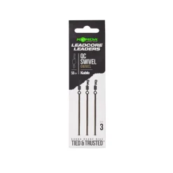 Acc.Montages/Hameçons - KORDA Leadcore Kable Leadcore Leader QC Swivel  50cm