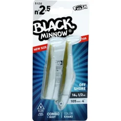 Leurres - FIIISH Leurre Souple Combo Black Minnow 105 Offshore 10,5cm 16g