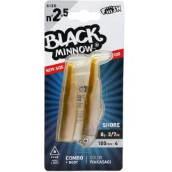 Leurres - FIIISH Leurre Souple Combo Black Minnow 105 Shore 10,5cm 8g