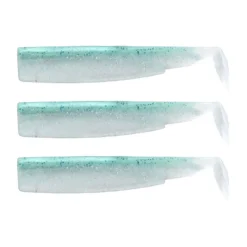 Leurres - FIIISH Leurre Souple 3 Corps Black Minnow 120mm 10g