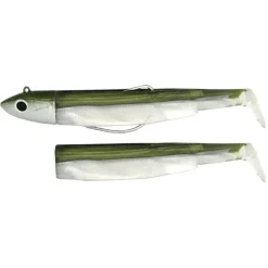 Leurres|Pêche Aux Leurres - FIIISH Leurre Souple Shad Combo Black Minnow 120 Off Shore 12cm, 25g