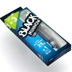 Leurres|Pêche Aux Leurres - FIIISH Leurre Souple Shad Combo Black Minnow 120 Off Shore 12cm, 25g