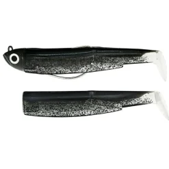 Pêche Aux Leurres|Leurres - FIIISH Leurre Souple Shad Combo Black Minnow 120 Shore 12cm, 12g