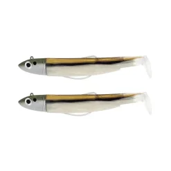 Leurres À Truite|Leurres - FIIISH Leurre Souple Shad Double Combo Offshore Black Minnow 70, 6g