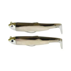 Leurres À Truite|Leurres - FIIISH Leurre Souple Shad Double Combo Shore Black Minnow 105, 8g