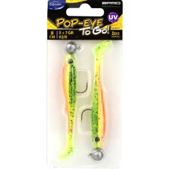 Leurres - SPRO Leurre Souple Shad Monté Iris Popeye 8cm, 5+7g (x2)