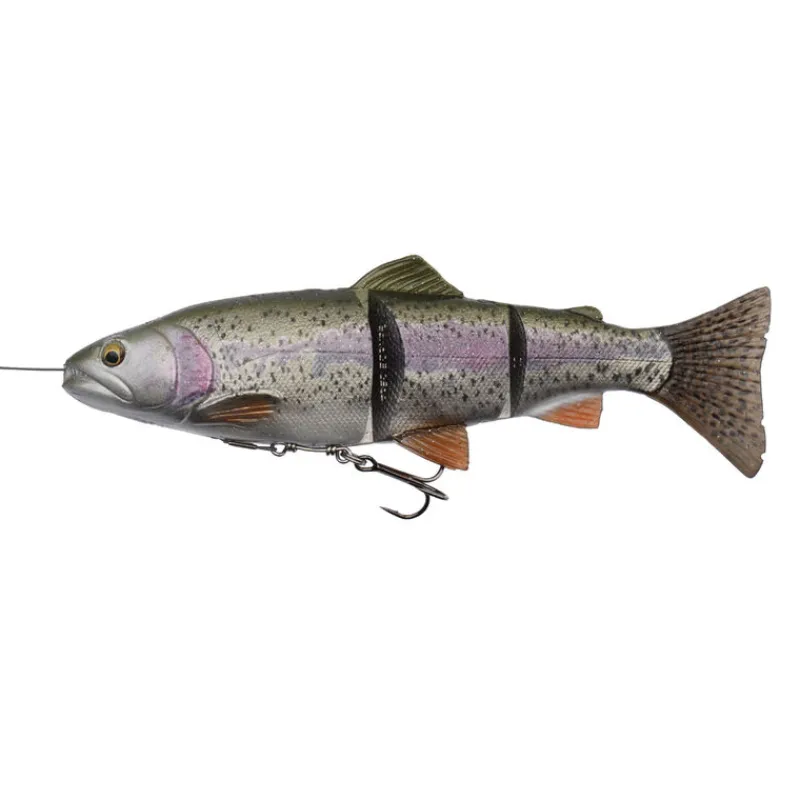 Leurres - SAVAGE GEAR Leurre souple swimbait carnassier 4d line thru trout mod sink 20cm 98g