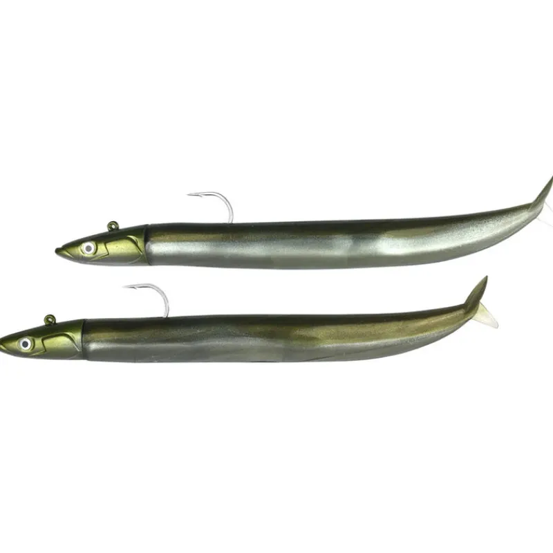 Pêche Aux Leurres|Leurres - FIIISH Leurres souples double combo crazy sand eel 120 off shore 12cm 15g