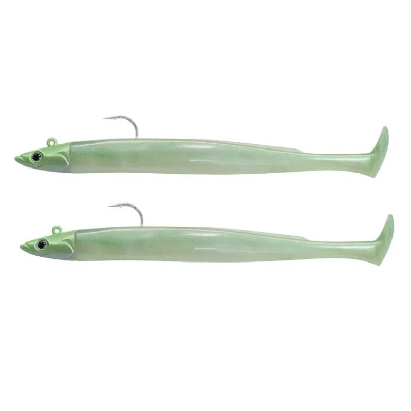 Pêche Aux Leurres|Leurres - FIIISH 2 leurres souples Double Combo crazy paddle Tail 12cm shore 7g
