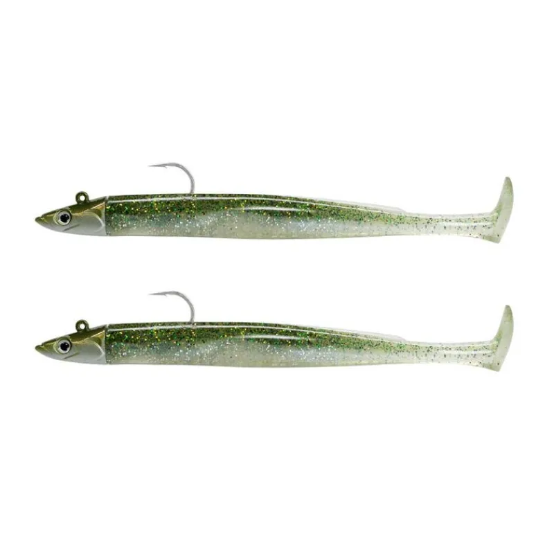 Pêche Aux Leurres|Leurres - FIIISH 2 leurres souples Double Combo crazy paddle Tail 15cm shore 10g