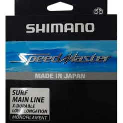 Tresses, Nylons, Fluorocarbones - SHIMANO Ligne monofilament Speedmaster Surf 1200 m 0,20 mm gris