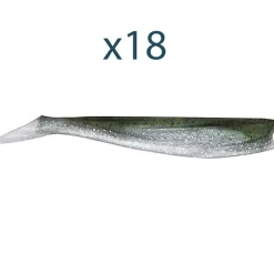 Pêche Aux Leurres|Leurres - ULTIMATE Lot de 18 Leurre Souple Shad Twinshad 17cm, 31g (x18)