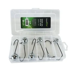 Leurres - OVERFIGHT Lot Têtes Plombées Jig Head Box #9/0 (x6)