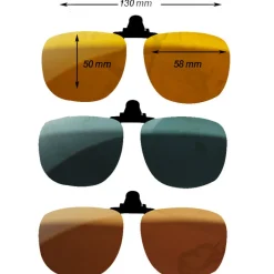 Lunettes|Lunettes - JMC Lunettes polarisantes clip relevable f1 polarflite