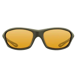 Lunettes - KORDA Lunettes polarisantes sunglasses wraps gloss olive / yellow lens