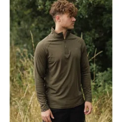 Vêtements - KORDA aiot a anche ongue Koo UPF Zip Jerey Dark Oive