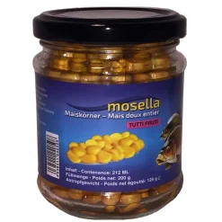 Appâts / Amorces - MOSELLA Mais tutti frutti pot en verre 212 ML (sans liquide)