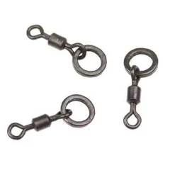 Acc.Montages/Hameçons - NASH Émerillon à anneaux carpe hook bead ring swivels (x10)