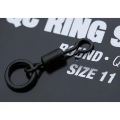 Acc.Montages/Hameçons - KORDA Émerillon rapide carpe quick change swivel loop fitting taille 11 (x8)
