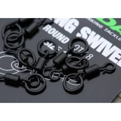 Acc.Montages/Hameçons - KORDA Émerillon rapide carpe quick change swivel loop fitting taille 11 (x8)