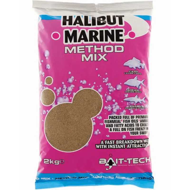 Appâts / Amorces - BAIT TECH Method Mix Halibut Marine 2kg