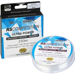 Tresses, Nylons, Fluorocarbones - SUNSET Monofilament Rs Competition Ultra Power Baccarat Crystal