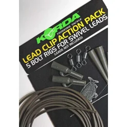 Acc.Montages/Hameçons - KORDA Montage carpe lead clip action pack