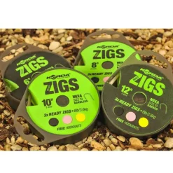Acc.Montages/Hameçons - KORDA Montage zig rig carpe ready zigs taille 10 (x3)