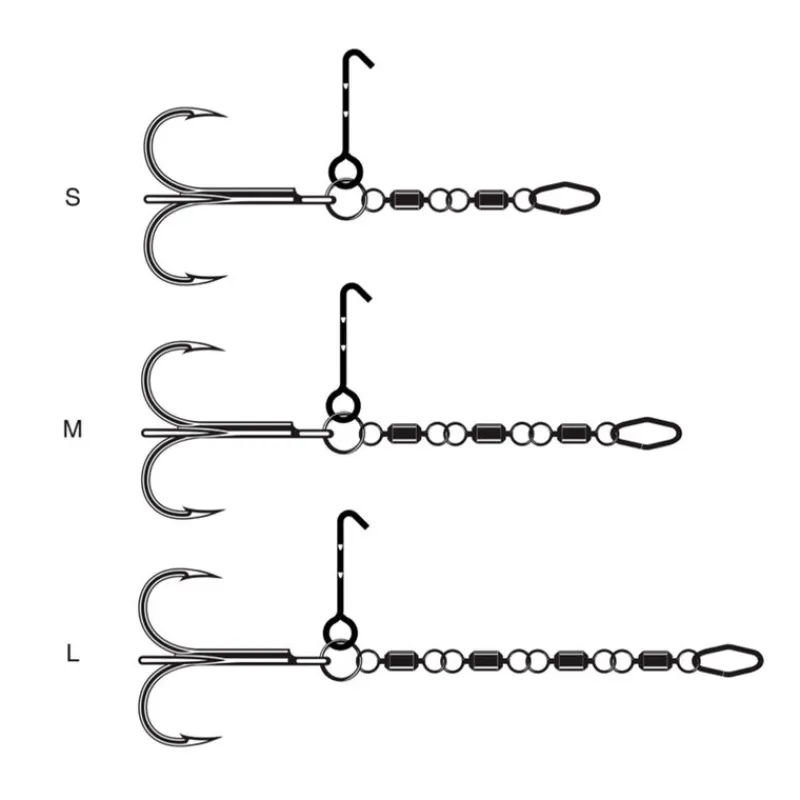 Hameçons Et Montages - VMC onture Pike Chain UV Orange #2/0 (x1)