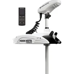 Motorisation - MINN KOTA Moteur Electrique Avant RIPTIDE TERROVA 55 BT - GPS - 55 Lbs - 12Vcc - 137cm