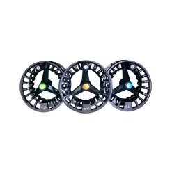 Moulinets|Ensembles - JMC Moulinet REVOLUTION LT Black 68 Silver Spot + 3 Bobines 46 Multi Spots