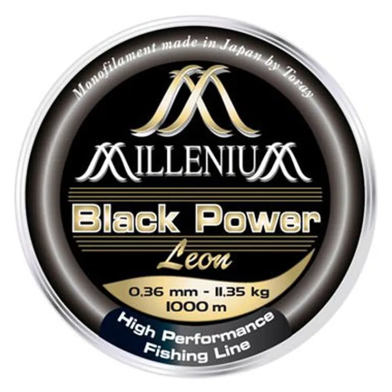 Filaments - HOOGENDIJK Nylon carpe leon millenium black power noir 1000m