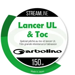 Tresses, Nylons, Fluorocarbones - GARBOLINO Nylon co-polymère transparent STREAMLINE TOC-MONO 150m