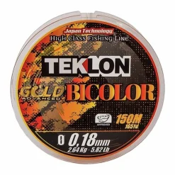 Tresses, Nylons, Fluorocarbones - GRAUVELL Nylon Teklon Gold Advanced Bicolor 150 m