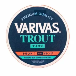 Tresses, Nylons, Fluorocarbones - VARIVAS Nylon Trout orange 100m