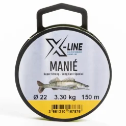 Découverte Pêche Du Carnassier|Tresses, Nylons, Fluorocarbones - X-LINE Nylon Manié 150m