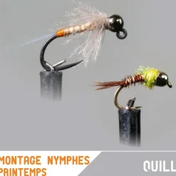 Leurres À Truite - GARBOLINO Nymphes X2 - printemps / quill