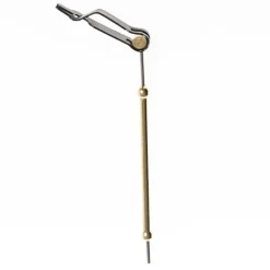 Fly Tying - SILVER STONE Outil de montage mouche pince à hackle rotative silverstone