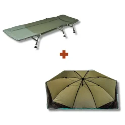 Packs - TEAM CARPFISHING Pack Bedchair + Brolly Process