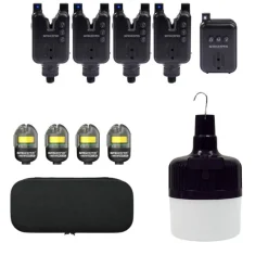 Packs - RIPPTON Pack Bite Keeper Black 4+1 + Firefly Biwy Light + 4 Silver Bullet Bobbin