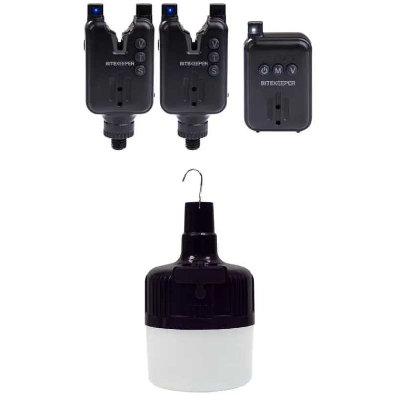 Packs - RIPPTON Pack Bite Keeper Black 2+1 + Firefly Biwy Light