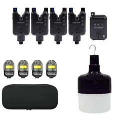 Packs - RIPPTON Pack Bite Keeper Pro 4+1 Black + Firefly Biwy Light + 4 Silver Bullet Bobbin