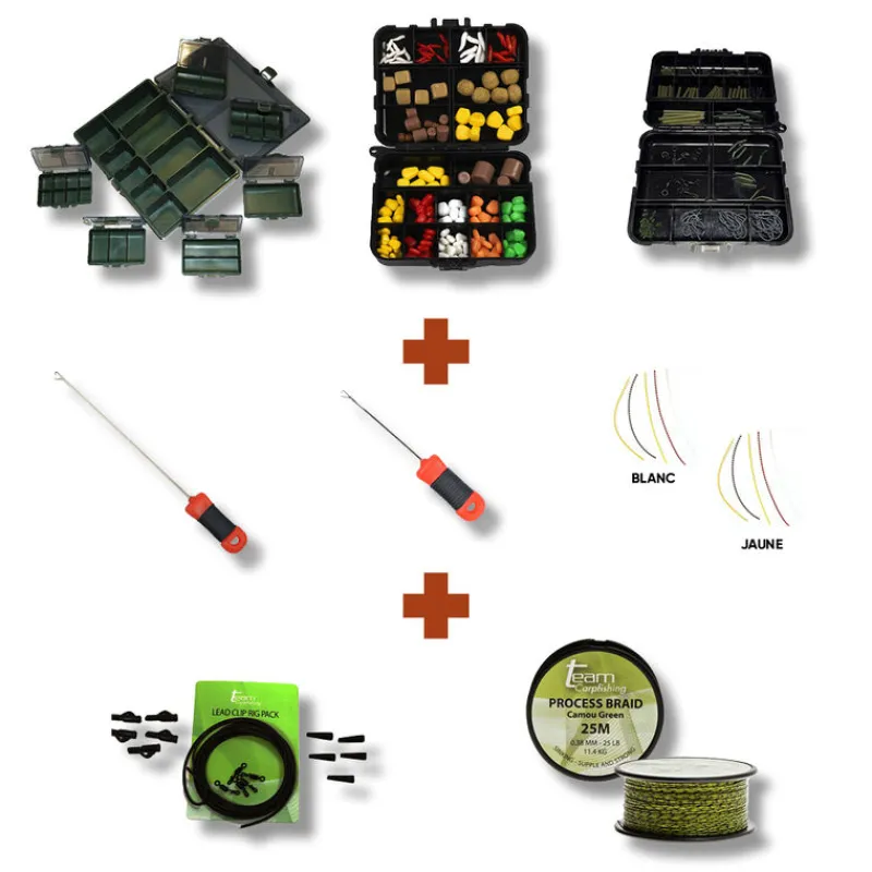 Packs - TEAM CARPFISHING Pack Boite + Accessoires