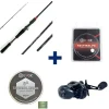 Packs Et Ensembles - EVOK Pack Canne Invictus V2 1.83m, 42-120g +  Moulinet Invictus 150HL + Tresse + Fluorocarbone