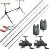 Packs - TEAM CARPFISHING Pack 2 Cannes 12' 2.75lbs + 2 Moulinets 6000 fs + Rod Pod + Détections